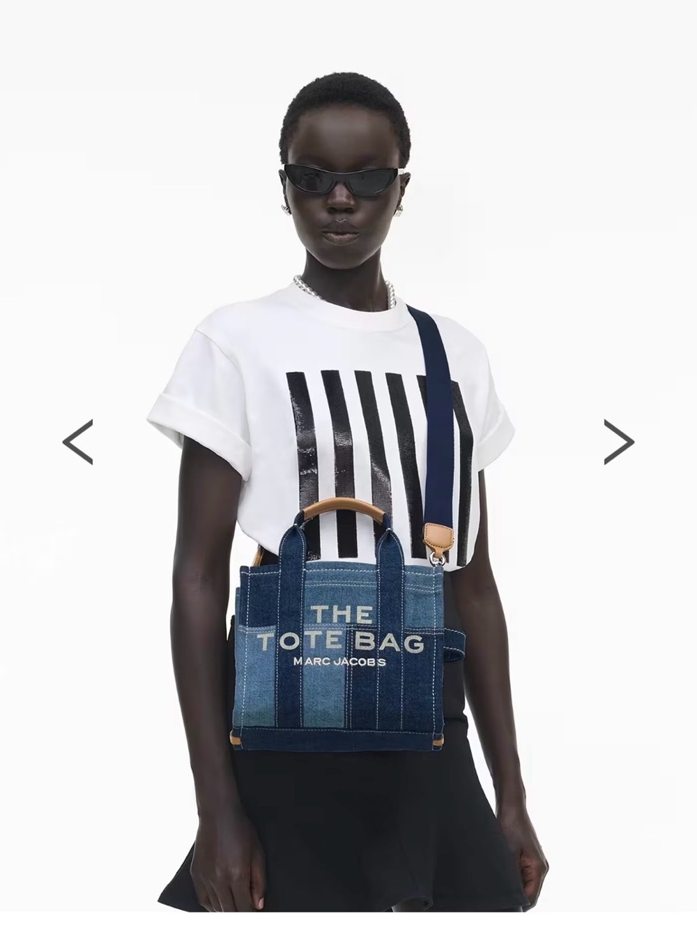 ✨Marc Jacobs (EUC) The Denim Small Tote Bag Patchwork✨ - Picture 2 of 10